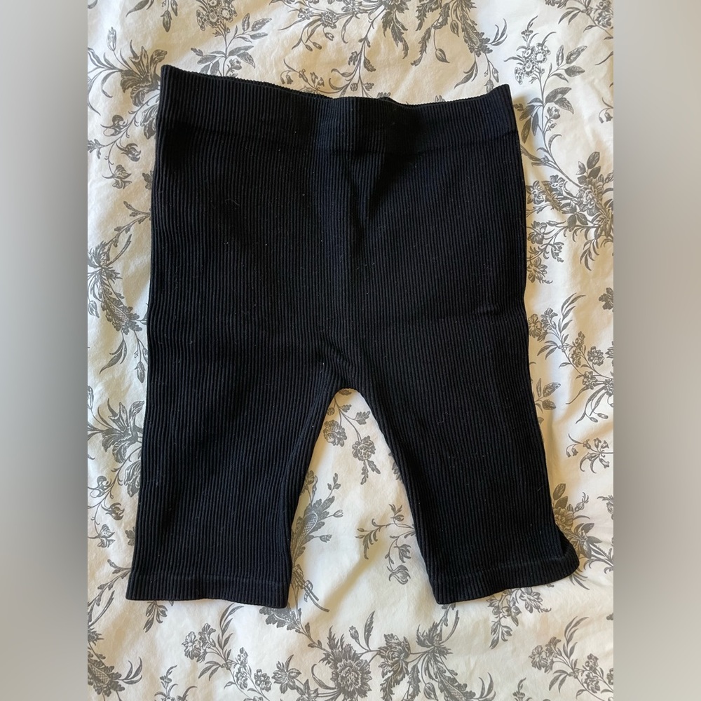 Zara ribbed biker shorts